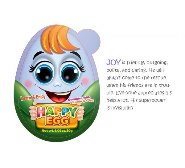 Happy Egg Surprises + Gummies with Vitamin C + Toy  | USA